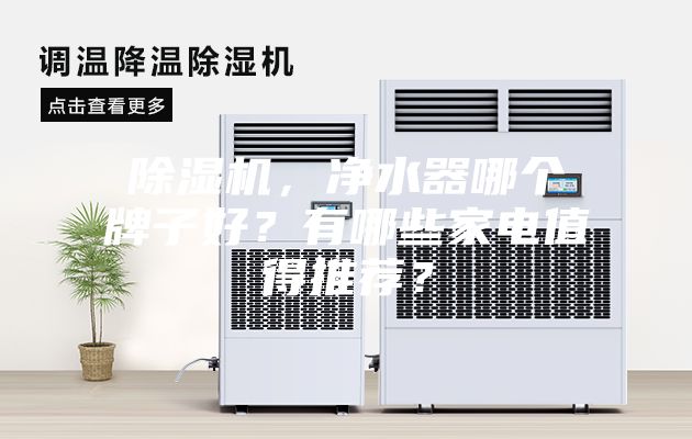 除濕機，凈水器哪個牌子好？有哪些家電值得推薦？
